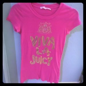 Juicy Couture P Viva La Juicy pink t- shirt #116